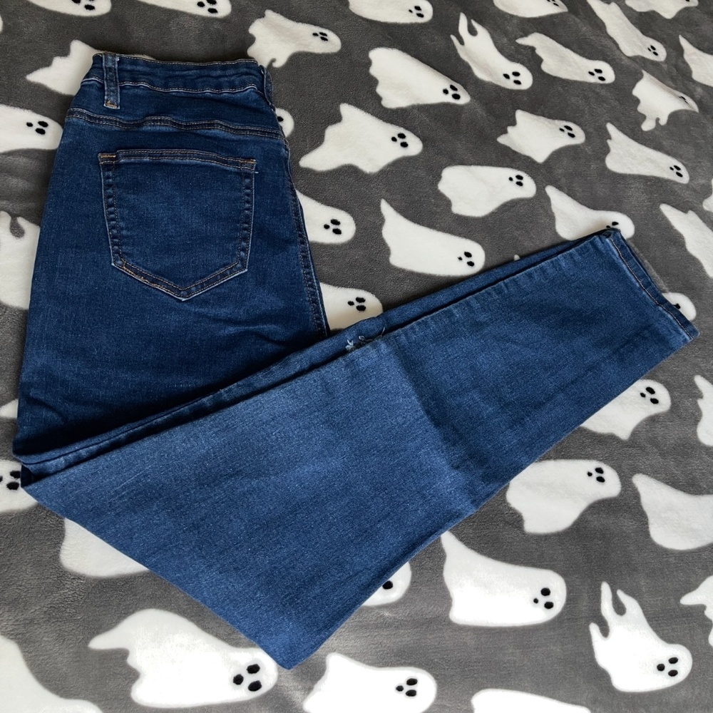 Distressed jeans